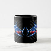 American Shark Zweifarbige Tasse (Mittel)