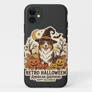 American Shepherd Halloween Retro Hundeliebhaber T Case-Mate iPhone Hülle