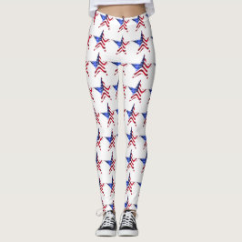 American Shining Stars Leggings