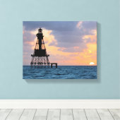 American Shoal Lighthouse, Florida Canvas Print Leinwanddruck (Insitu (Holzboden))