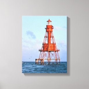 American Shoal Lighthouse, Florida Canvas Print Leinwanddruck