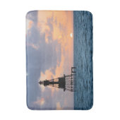 American Shoal Lighthouse, Florida Keys Badematte (Vorderseite Vertikal)