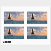 American Shoal Lighthouse, Florida Keys Stickers (Blatt)