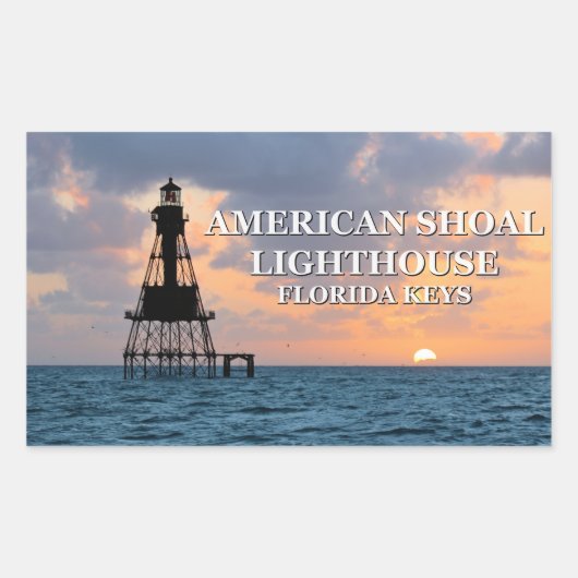 American Shoal Lighthouse, Florida Keys Stickers (Vorderseite)