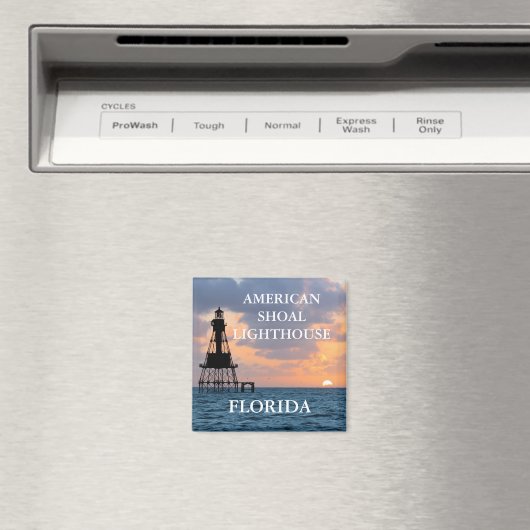 American Shoal Lighthouse, Florida Magnet (In Situ (Geschirrspüler))