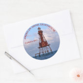 American Shoal Lighthouse, Florida Round Stickers (Umschlag)