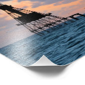 American Shoal Lighthouse, Florida Satin Foto (Ecke)