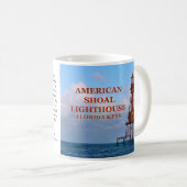 American Shoal Lighthouse, Florida Tasse (VorderseiteRechts)