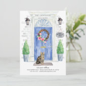 American Shorthair Brown Tabby Moving Ankündigung (Stehend Vorderseite)