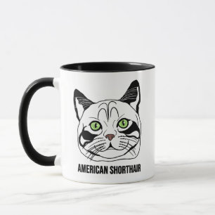 American Shorthair-Katzenbecher – Süßes Geschenk f Tasse
