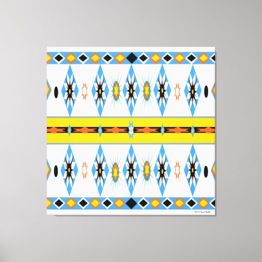 American Shoshone Stretched Canvas Print Leinwanddruck (Vorderseite)