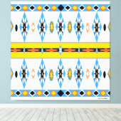 American Shoshone Stretched Canvas Print Leinwanddruck (Insitu (Holzboden))