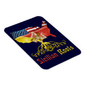 American Sicilian Roots Flexi Magnet (Rechte Seite)