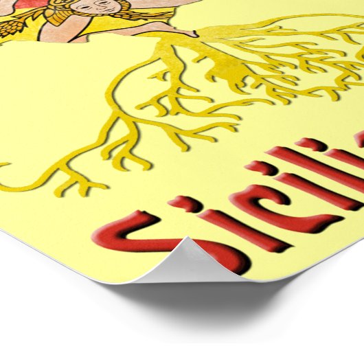 American Sicilian Roots Poster (Ecke)