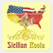 American Sicilian Roots Stickers (Vorderseite)