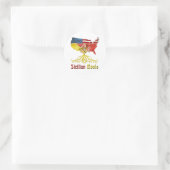 American Sicilian Roots Stickers (Tasche)