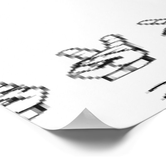 American Sign Language ASL Alphabet & Numbers Char Poster (Ecke)