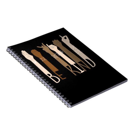 American Sign Language ASL Be Kind Hand Sign Langu Notizblock (Rechte Seite)