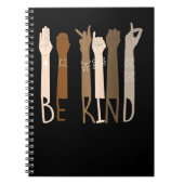 American Sign Language ASL Be Kind Hand Sign Langu Notizblock (Vorderseite)