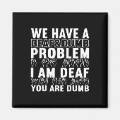 American Sign Language Deaf Awareness 20 Magnet (Vorne)