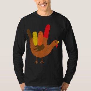American Sign Language I Liebe You Erntedank Tur T-Shirt