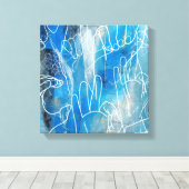 American Sign Language Leinwanddruck (Insitu (Holzboden))