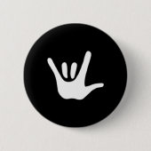 American Sign Language Liebe ASL Button (Vorderseite)