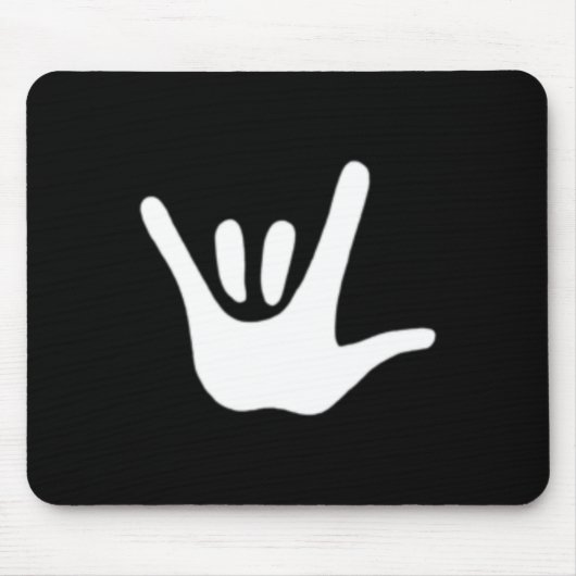 American Sign Language Liebe ASL Mousepad (Vorne)
