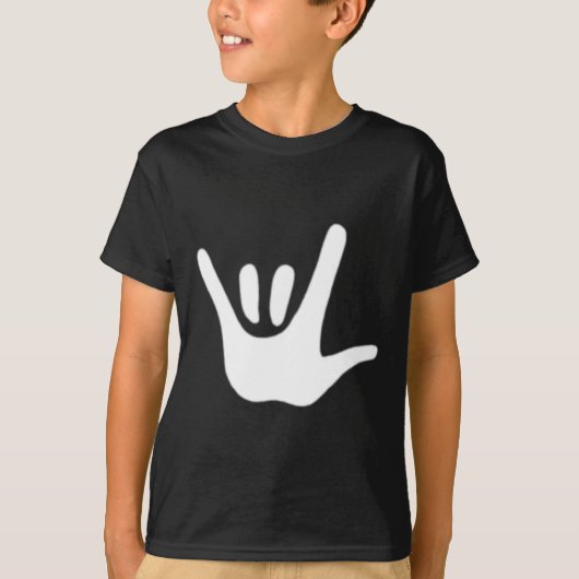 American Sign Language Liebe ASL T-Shirt (Vorderseite)