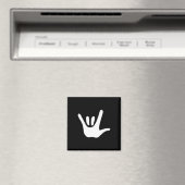 American Sign Language Love Asl Deaf Awareness  Magnet (In Situ (Geschirrspüler))