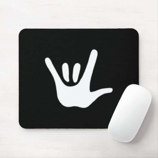 American Sign Language Love Asl Deaf Awareness  Mousepad (Mit Mouse)