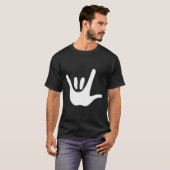 American Sign Language Love Asl Deaf Awareness T-Shirt (Vorne ganz)