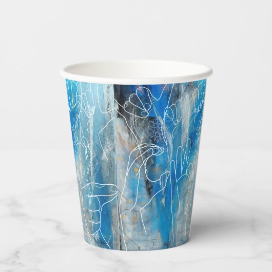 American Sign Language Pappbecher (Rückseite)