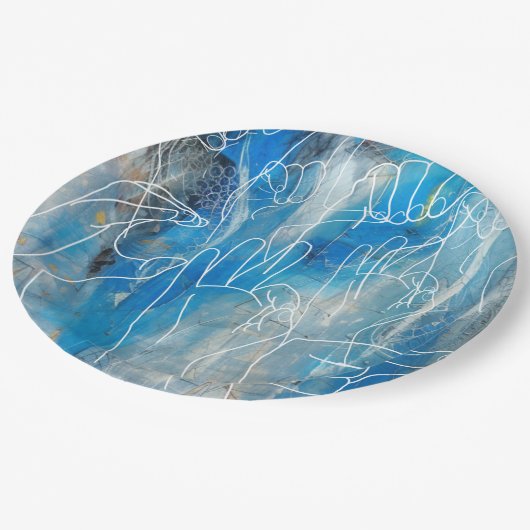 American Sign Language Pappteller (Schrägansicht)