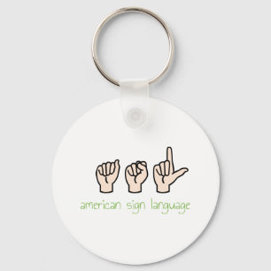 American Sign Language Schlüsselanhänger