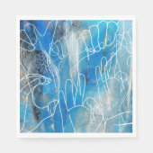 American Sign Language Serviette (Vorderseite)