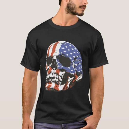 american skull T-Shirt (Vorderseite)