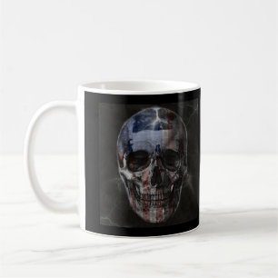 American Skull Tasse