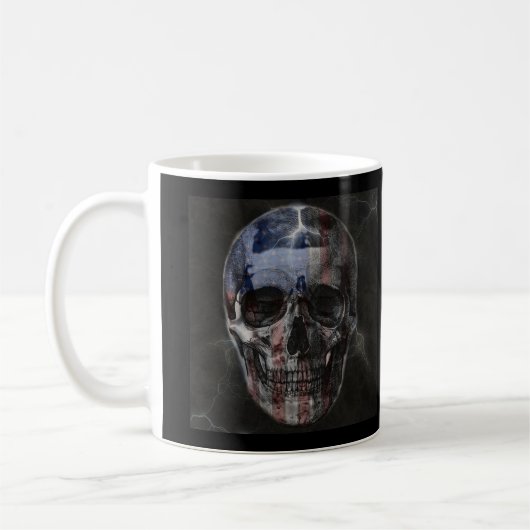 American Skull Tasse (Links)