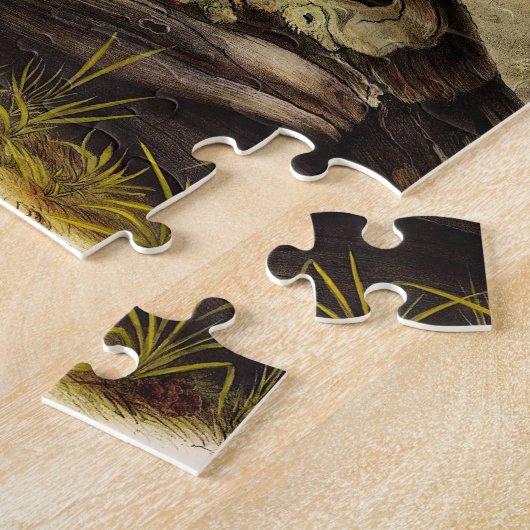 American Skunk oder Striped Skunk von Audubon Puzzle (Seite)