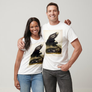 American Skunk oder Striped Skunk von Audubon T-Shirt