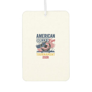 American Soccer Fan Turnier 2026 Vintage-Shirt Autolufterfrischer