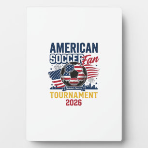 American Soccer Fan Turnier 2026 Vintage-Shirt  Fotoplatte