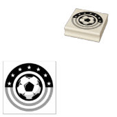 American Soccer Gummistempel (Stempel)