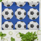 American Soccer or Association Football Ball Geschirrtuch (Gefaltet)