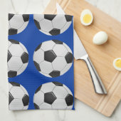 American Soccer or Association Football Ball Geschirrtuch (Viertel Falte)