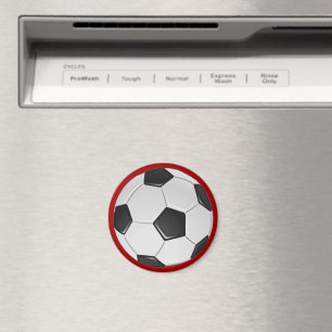 American Soccer or Association Football Ball Magnet