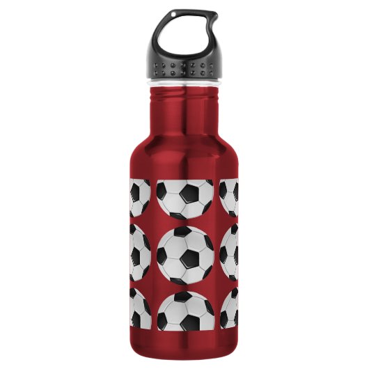 American Soccer or Association Football Ball Trinkflasche (Vorderseite)