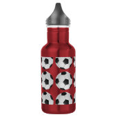 American Soccer or Association Football Ball Trinkflasche (Links)