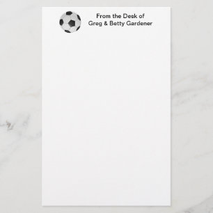 American Soccer or Association Football Briefpapier